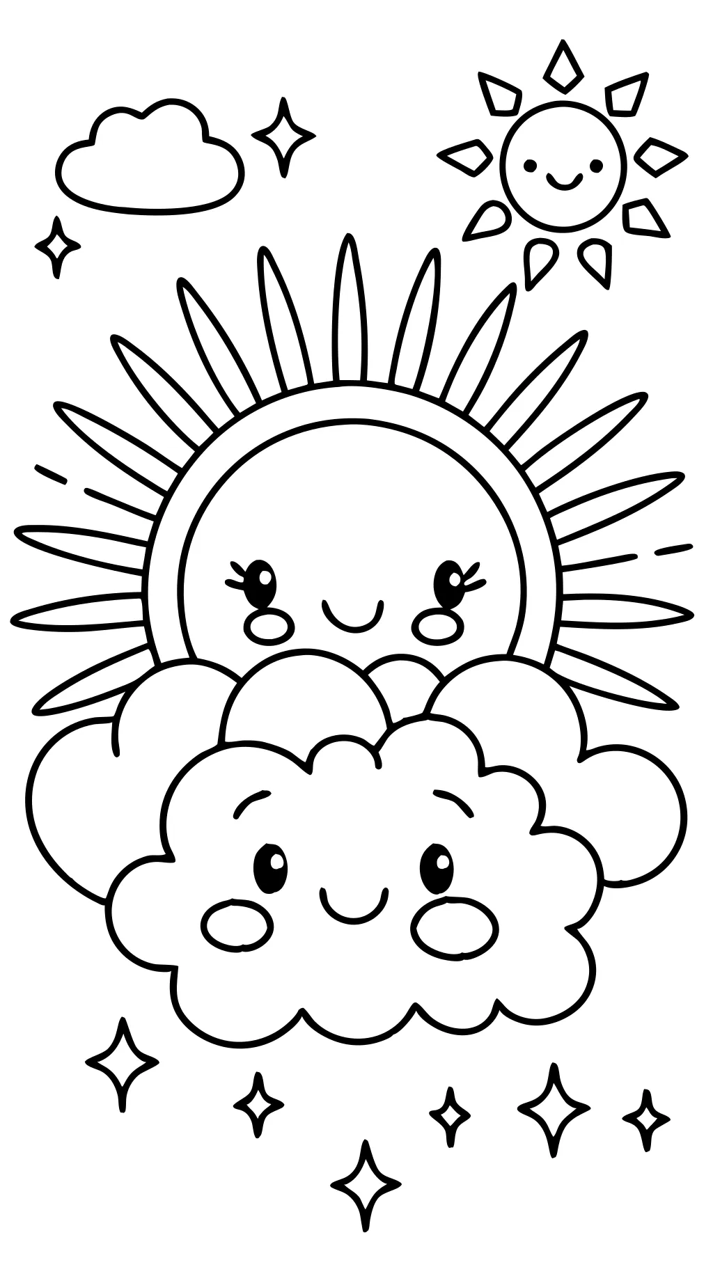 coloring pages sunshine